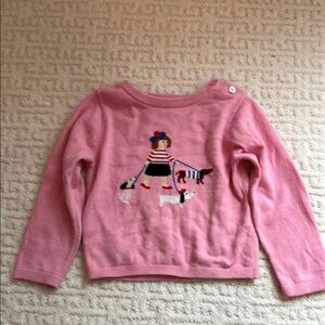 Jacadi Pink Kids Sweater with Playful Design